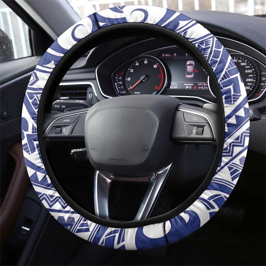 Hafa Adai Guam Steering Wheel Cover Latte Stone With Coconut Crab LT05 - Polynesian Pride