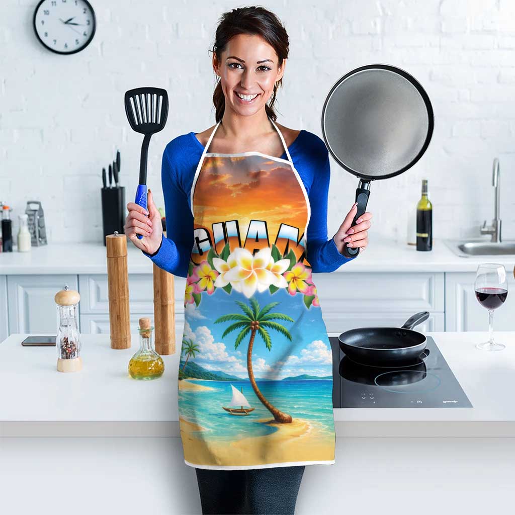 Guam Apron Eternal Summer Sunset Beach
