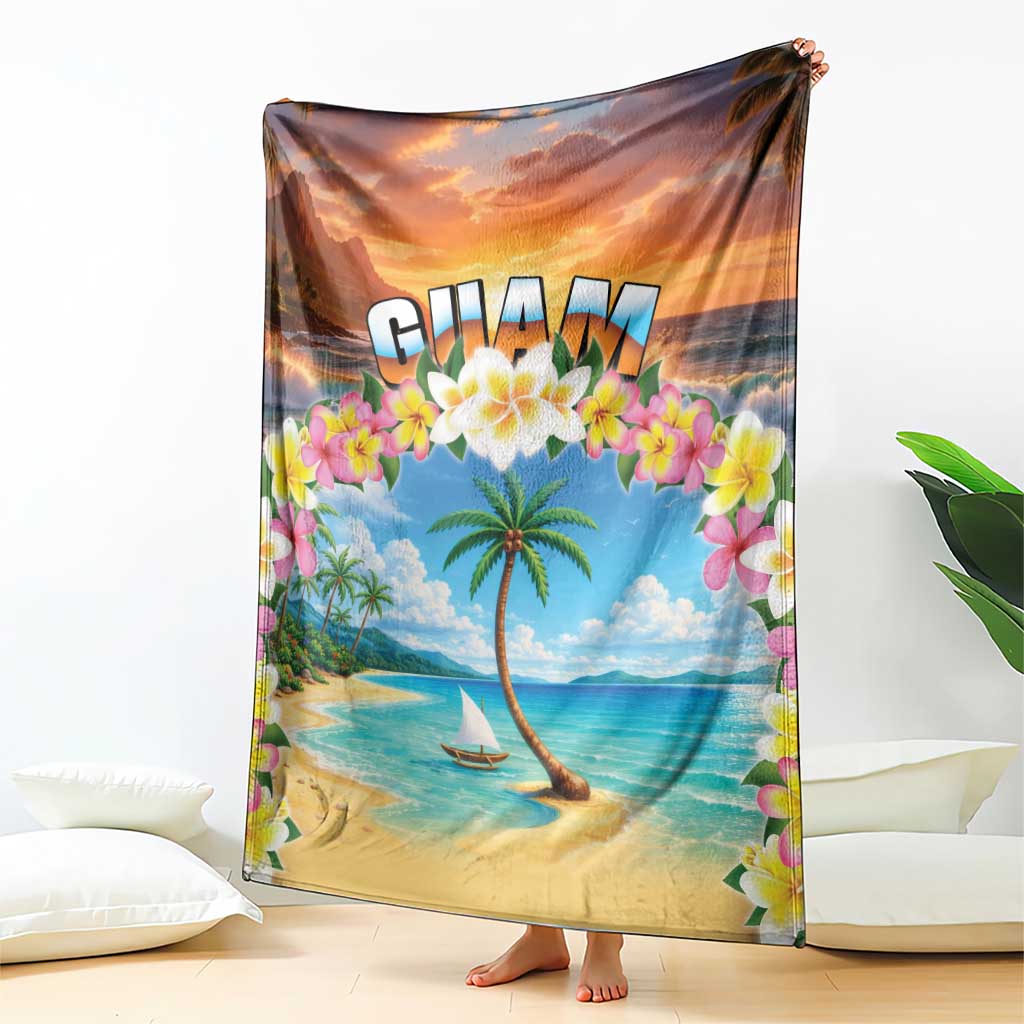 Guam Blanket Eternal Summer Sunset Beach