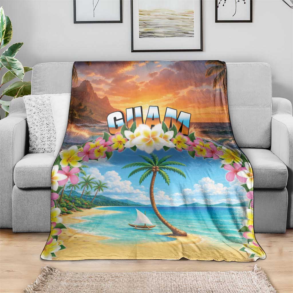 Guam Blanket Eternal Summer Sunset Beach