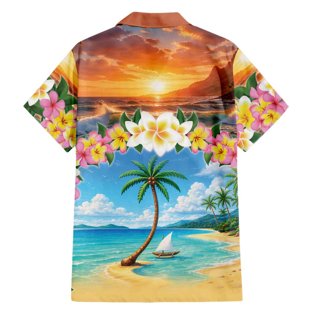 Guam Family Matching Tank Maxi Dress and Hawaiian Shirt Eternal Summer Sunset Beach LT05 - Polynesian Pride