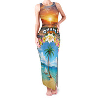 Guam Family Matching Tank Maxi Dress and Hawaiian Shirt Eternal Summer Sunset Beach LT05 Mom's Dress Colorful - Polynesian Pride