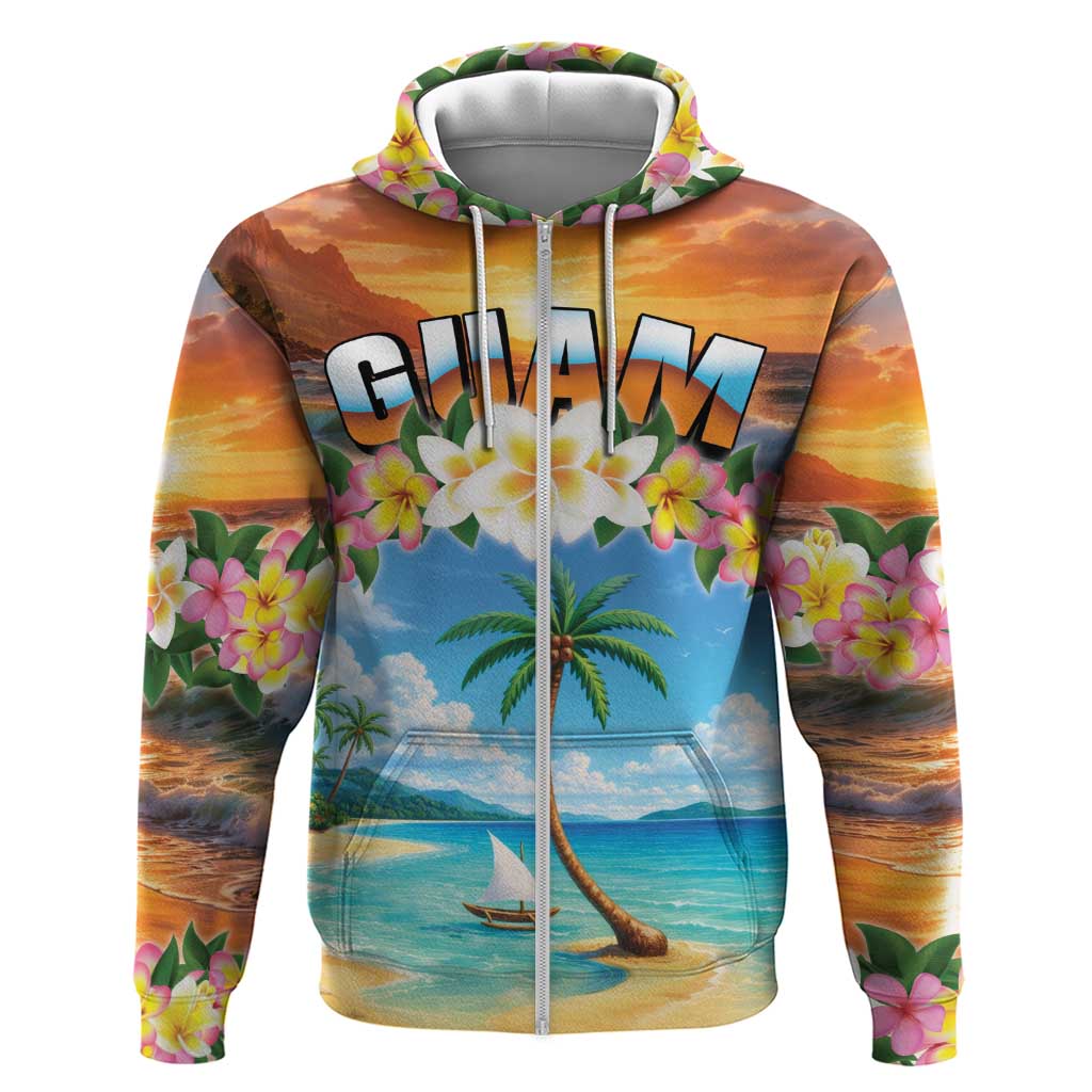 Guam Hoodie Eternal Summer Sunset Beach