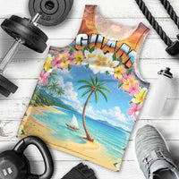 Guam Men Tank Top Eternal Summer Sunset Beach