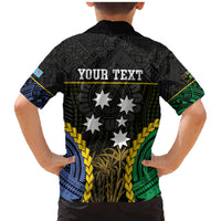 Personalised South Sea Islanders And Fiji Family Matching Mermaid Dress and Hawaiian Shirt Kanakas Fijian Tapa Pattern LT05 - Polynesian Pride
