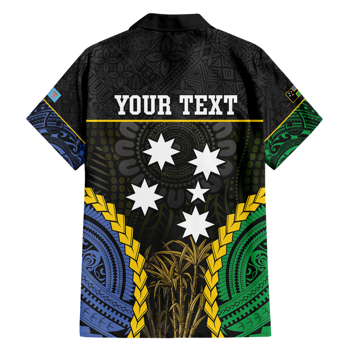 Personalised South Sea Islanders And Fiji Family Matching Tank Maxi Dress and Hawaiian Shirt Kanakas Fijian Tapa Pattern LT05 - Polynesian Pride