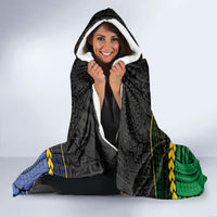 South Sea Islanders And Fiji Hooded Blanket Kanakas Fijian Tapa Pattern LT05 - Polynesian Pride
