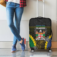 South Sea Islanders And Fiji Luggage Cover Kanakas Fijian Tapa Pattern LT05 - Polynesian Pride