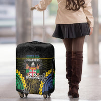South Sea Islanders And Fiji Luggage Cover Kanakas Fijian Tapa Pattern LT05 - Polynesian Pride