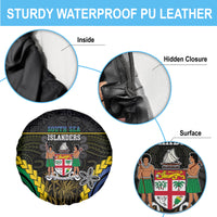 South Sea Islanders And Fiji Spare Tire Cover Kanakas Fijian Tapa Pattern LT05 - Polynesian Pride