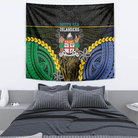 South Sea Islanders And Fiji Tapestry Kanakas Fijian Tapa Pattern LT05 - Polynesian Pride