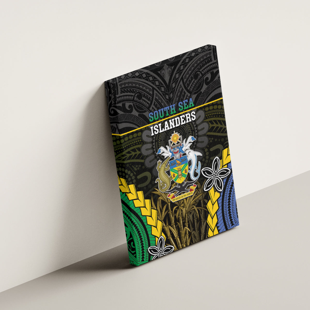 South Sea Islanders And Solomon Islands Canvas Wall Art Kanakas Polynesian Pattern LT05 - Polynesian Pride