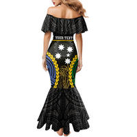 Personalised South Sea Islanders And Solomon Islands Family Matching Mermaid Dress and Hawaiian Shirt Kanakas Polynesian Pattern LT05 - Polynesian Pride
