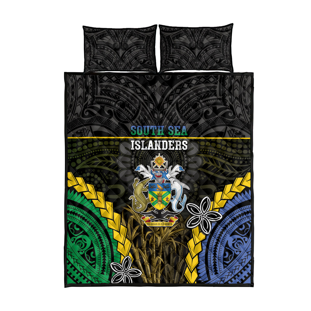 South Sea Islanders And Solomon Islands Quilt Bed Set Kanakas Polynesian Pattern