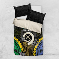 South Sea Islanders And Vanuatu Bedding Set Kanakas Sand Drawing Pattern