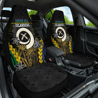 South Sea Islanders And Vanuatu Car Seat Cover Kanakas Sand Drawing Pattern