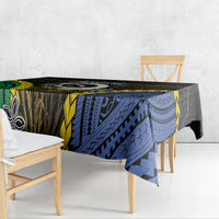 South Sea Islanders And Vanuatu Tablecloth Kanakas Sand Drawing Pattern