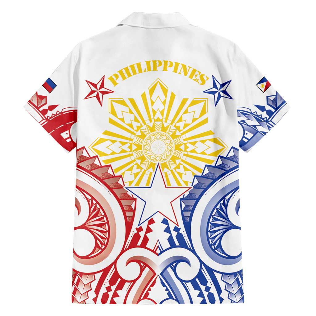 Philippines Family Matching Off Shoulder Maxi Dress and Hawaiian Shirt Katipunan Andres Bonifacio LT05 - Polynesian Pride