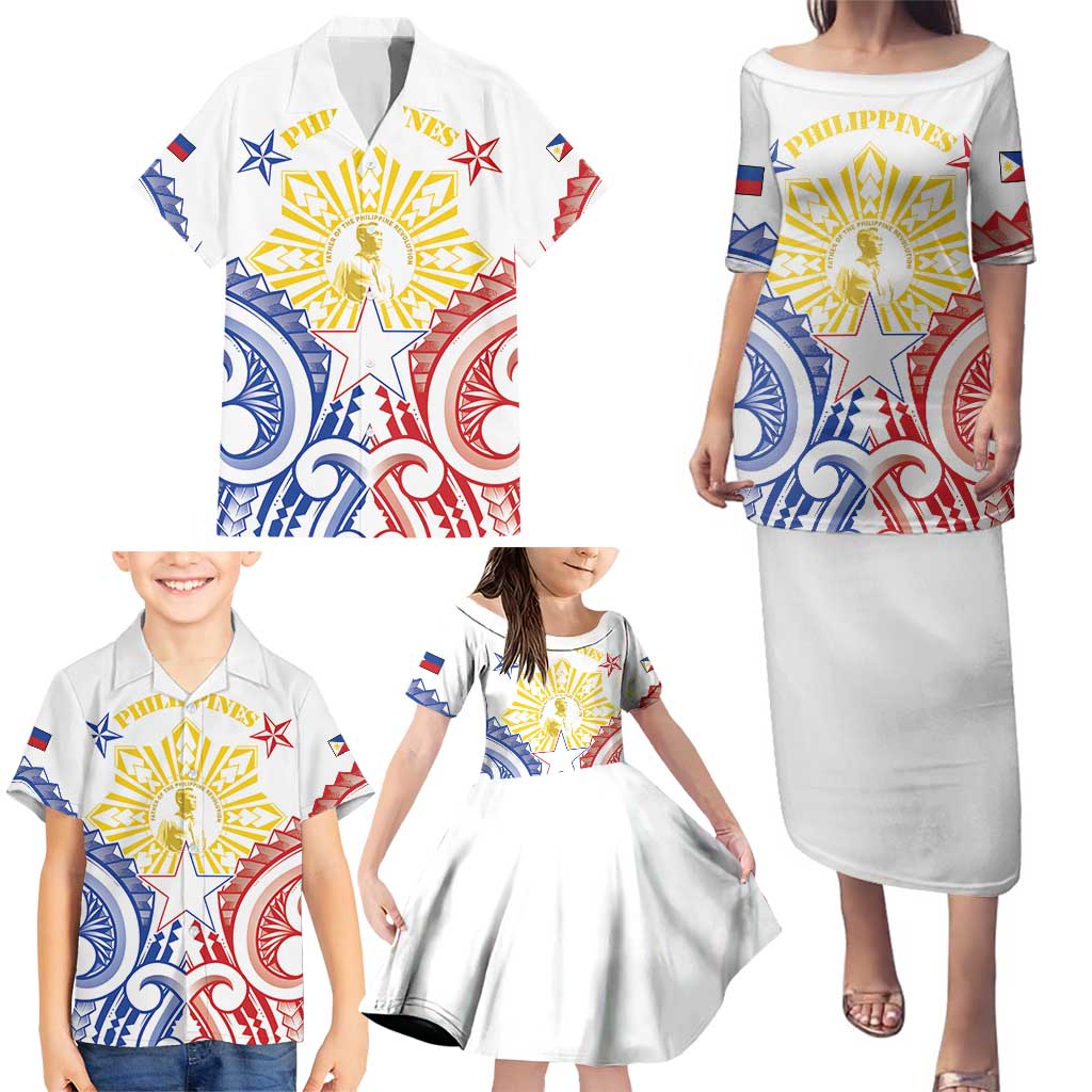 Philippines Family Matching Puletasi and Hawaiian Shirt Katipunan Andres Bonifacio LT05 - Polynesian Pride