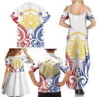 Philippines Family Matching Summer Maxi Dress and Hawaiian Shirt Katipunan Andres Bonifacio LT05 - Polynesian Pride