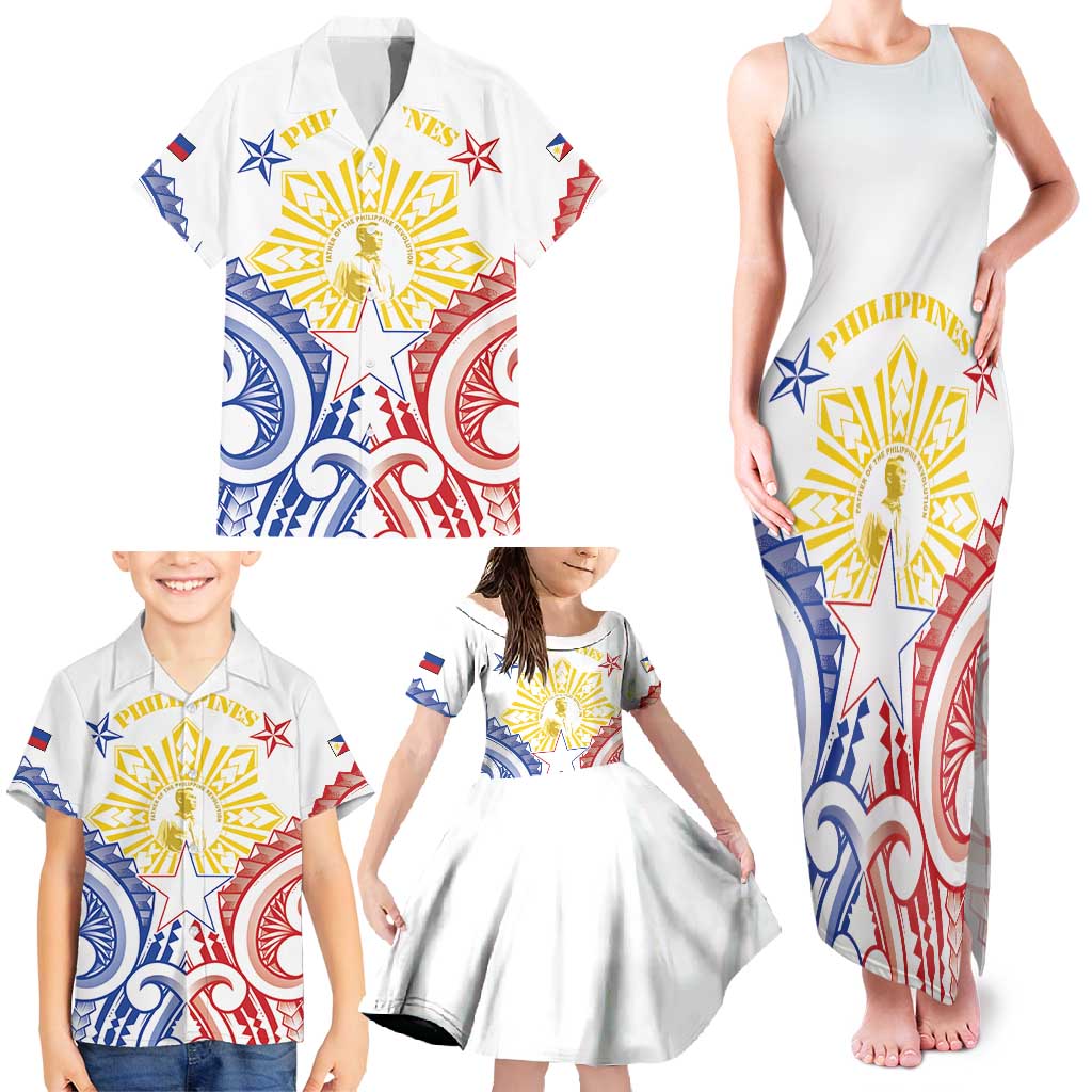 Philippines Family Matching Tank Maxi Dress and Hawaiian Shirt Katipunan Andres Bonifacio LT05 - Polynesian Pride