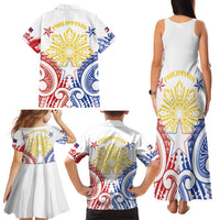 Philippines Family Matching Tank Maxi Dress and Hawaiian Shirt Katipunan Andres Bonifacio LT05 - Polynesian Pride