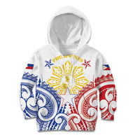 Philippines Kid Hoodie Katipunan Andres Bonifacio LT05 Hoodie White - Polynesian Pride