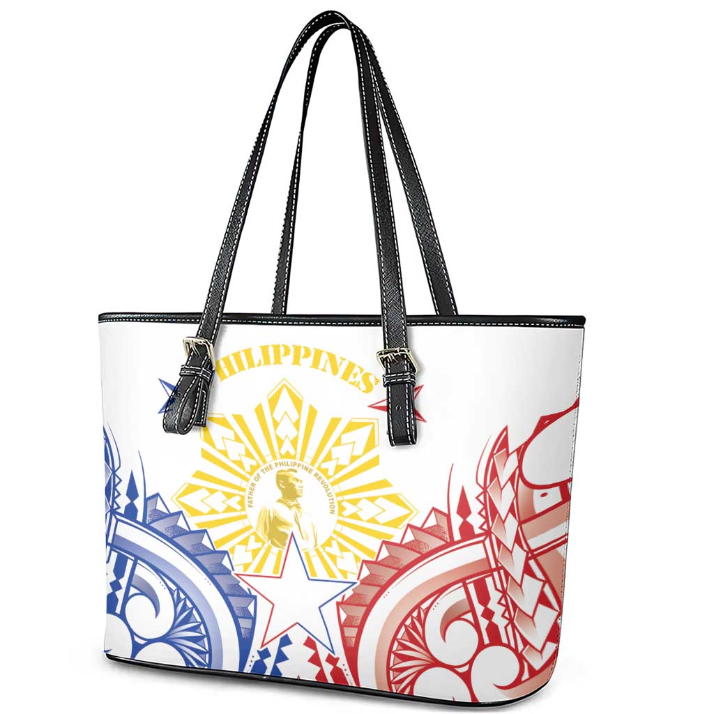 Philippines Leather Tote Bag Katipunan Andres Bonifacio LT05 - Polynesian Pride