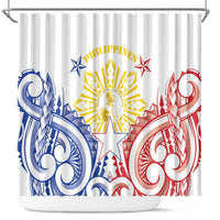 Philippines Shower Curtain Katipunan Andres Bonifacio LT05 White - Polynesian Pride
