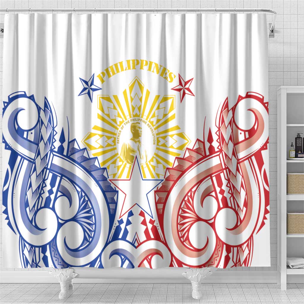 Philippines Shower Curtain Katipunan Andres Bonifacio LT05 - Polynesian Pride