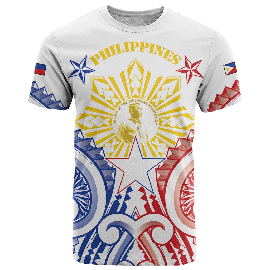 Philippines T Shirt Katipunan Andres Bonifacio LT05 White - Polynesian Pride