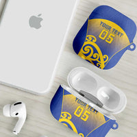 Custom James Cook High School AirPods Case Maori Koru Pattern