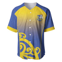 Custom James Cook High School Baseball Jersey Maori Koru Pattern
