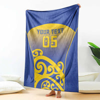 Custom James Cook High School Blanket Maori Koru Pattern
