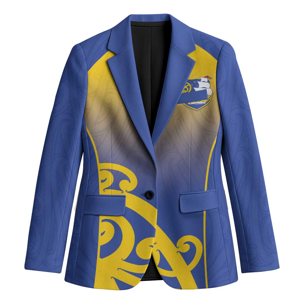 Custom James Cook High School Blazer Maori Koru Pattern