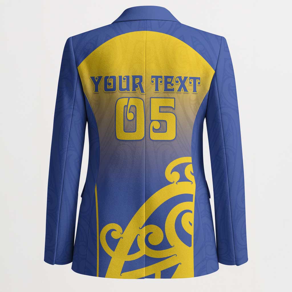 Custom James Cook High School Blazer Maori Koru Pattern