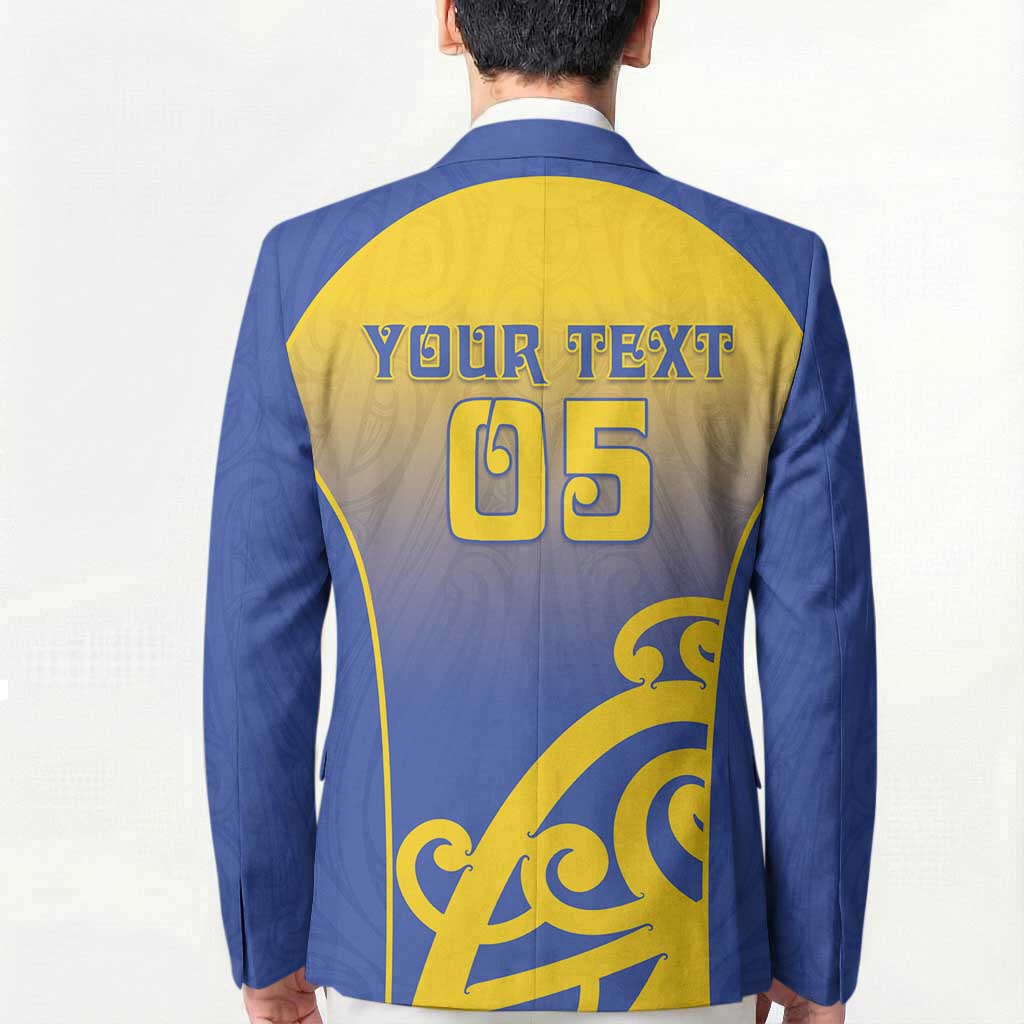 Custom James Cook High School Blazer Maori Koru Pattern