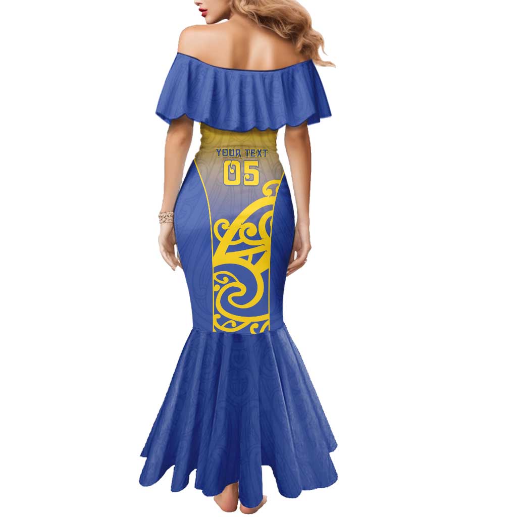 Custom James Cook High School Family Matching Mermaid Dress and Hawaiian Shirt Maori Koru Pattern LT05 - Polynesian Pride
