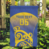 Custom James Cook High School Garden Flag Maori Koru Pattern