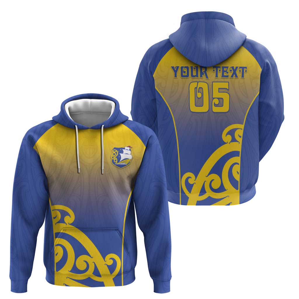 Custom James Cook High School Hoodie Maori Koru Pattern