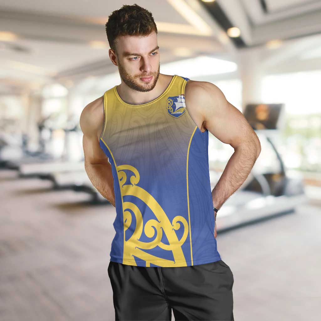 Custom James Cook High School Men Tank Top Maori Koru Pattern