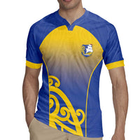 Custom James Cook High School Rugby Jersey Maori Koru Pattern