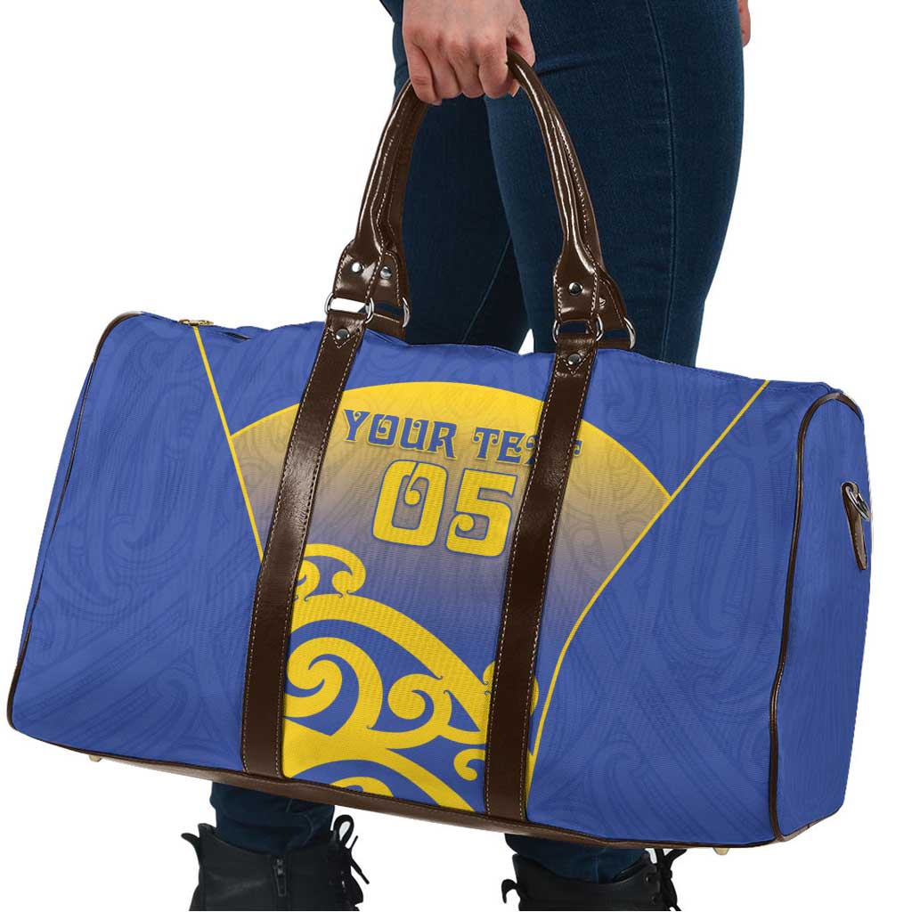 Custom James Cook High School Travel Bag Maori Koru Pattern