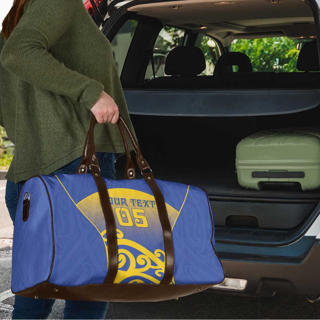 Custom James Cook High School Travel Bag Maori Koru Pattern