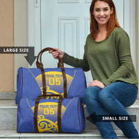 Custom James Cook High School Travel Bag Maori Koru Pattern
