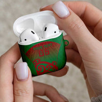 Custom Onehunga High School AirPods Case Maori Koru Pattern