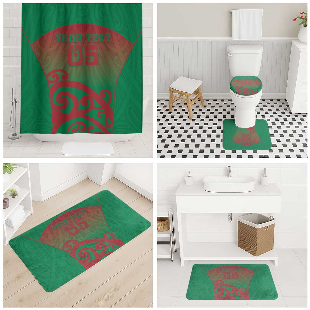 Custom Onehunga High School Bathroom Set Maori Koru Pattern