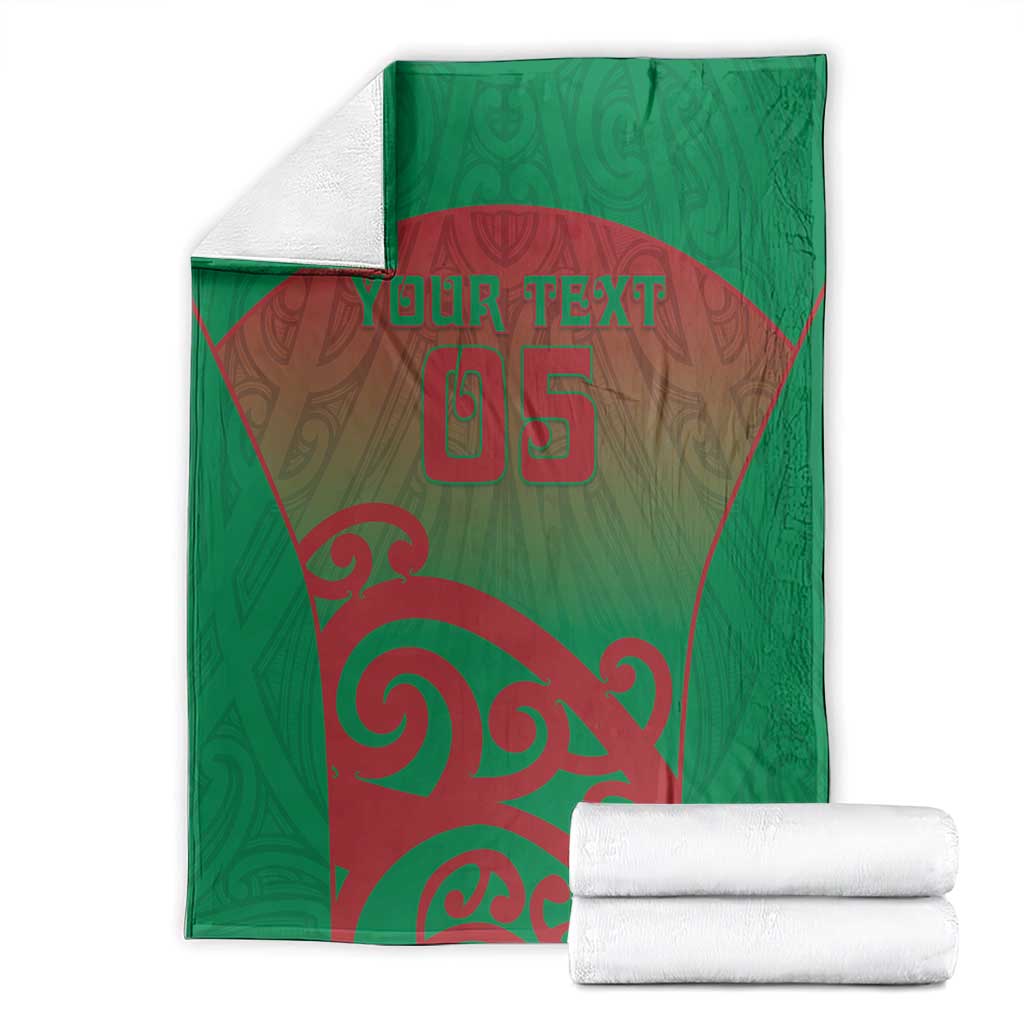 Custom Onehunga High School Blanket Maori Koru Pattern