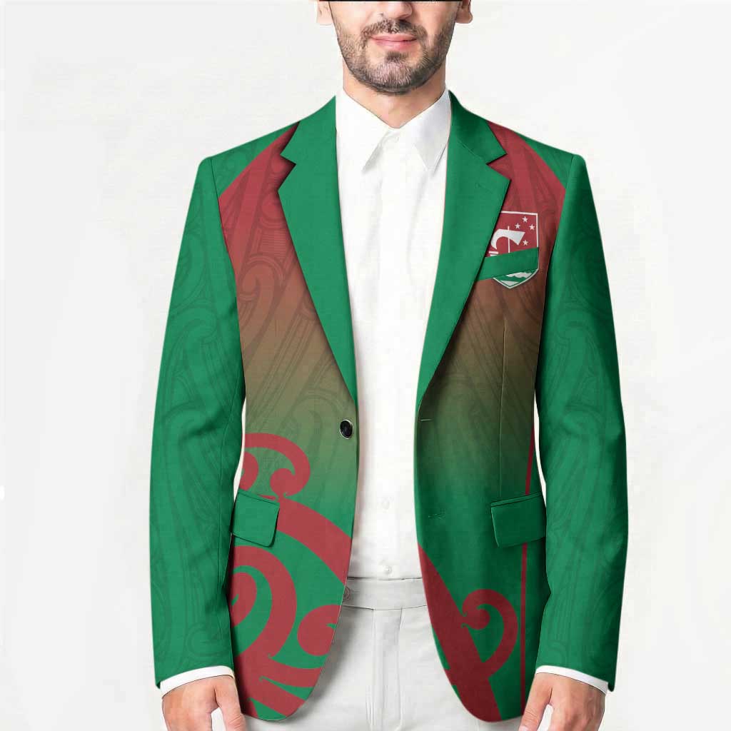 Custom Onehunga High School Blazer Maori Koru Pattern