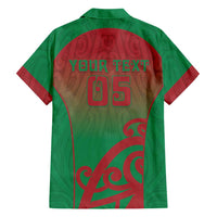 Custom Onehunga High School Family Matching Short Sleeve Bodycon Dress and Hawaiian Shirt Maori Koru Pattern LT05 - Polynesian Pride
